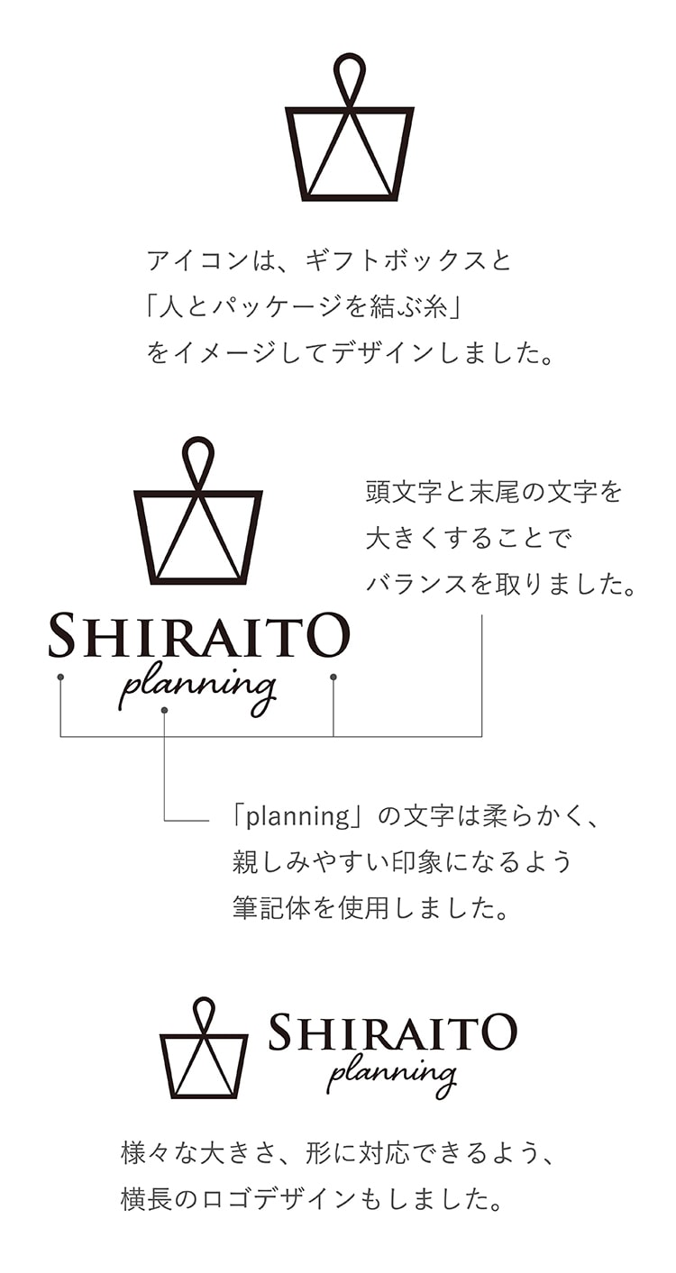 白糸企画ロゴデザイン　制作実例